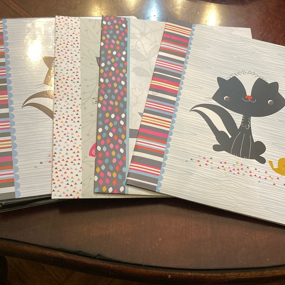 COPY - Studio C “The Forest Friends Collection”, 1” binder, and 3 two pocket fo…